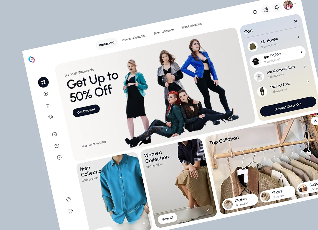 Fashion storefront example
